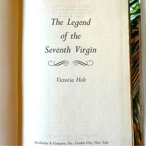 VINTAGE 1965 “The Legend of the Seventh Virgin” by Victoria Holt - Hardcover